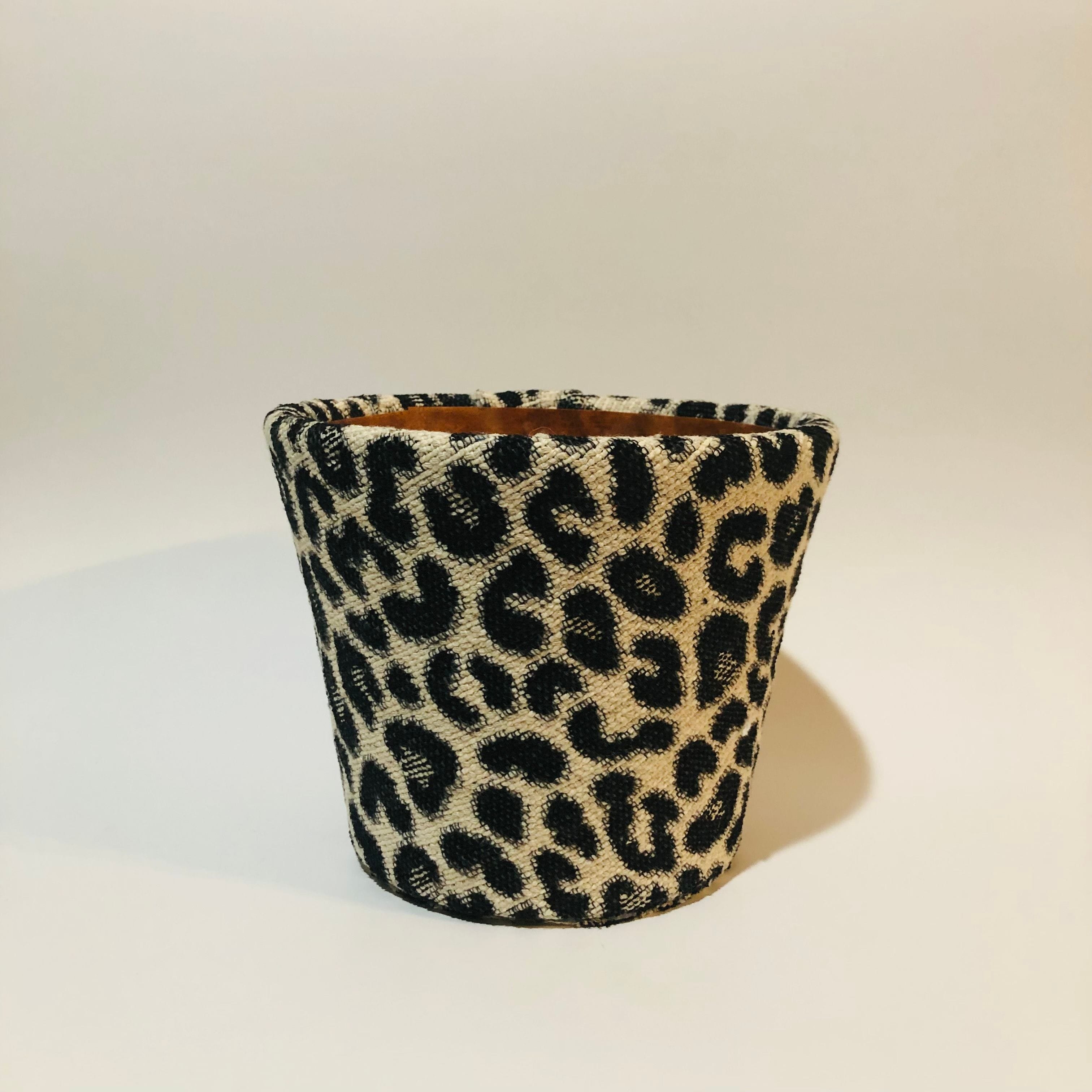 Leopard Print Pot